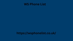 WS Phone List