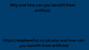 Why and how can you benefit from artificial