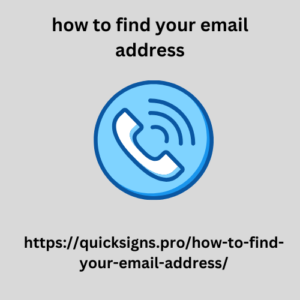 how to find your email address