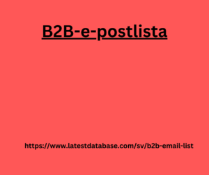 B2B-e-postlista