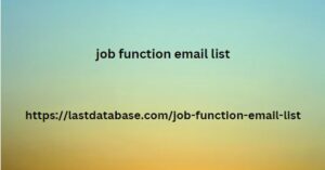 job function email list