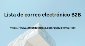 Lista de correo electrónico B2B