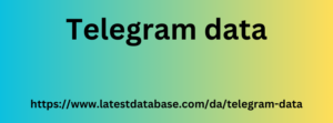 Telegram data