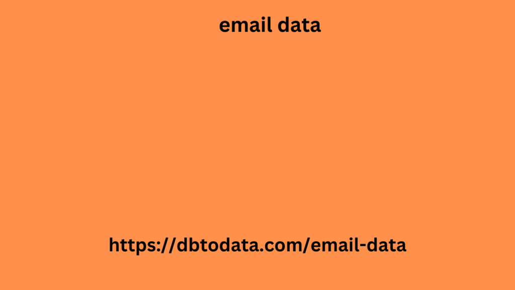 
email data
