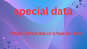 special data