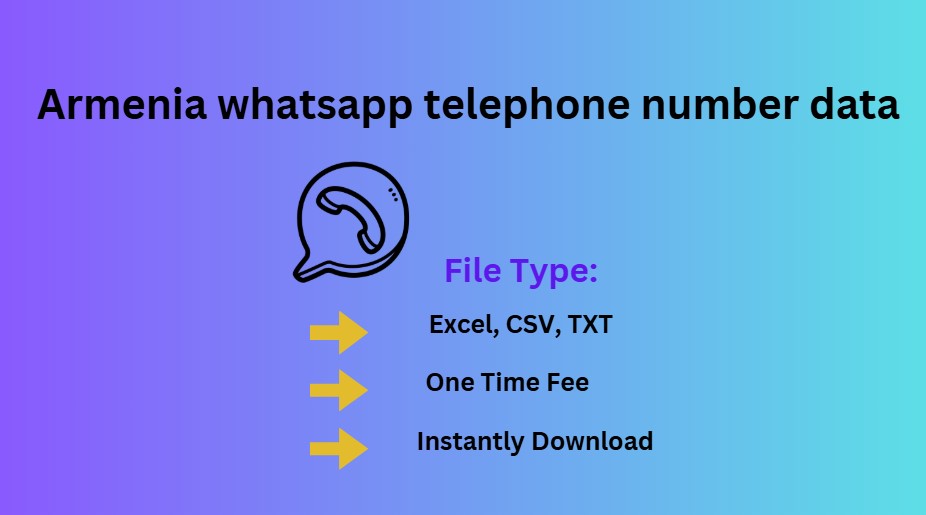 Armenia whatsapp telephone number data