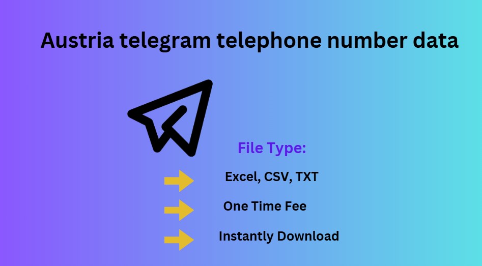 Austria telegram telephone number data