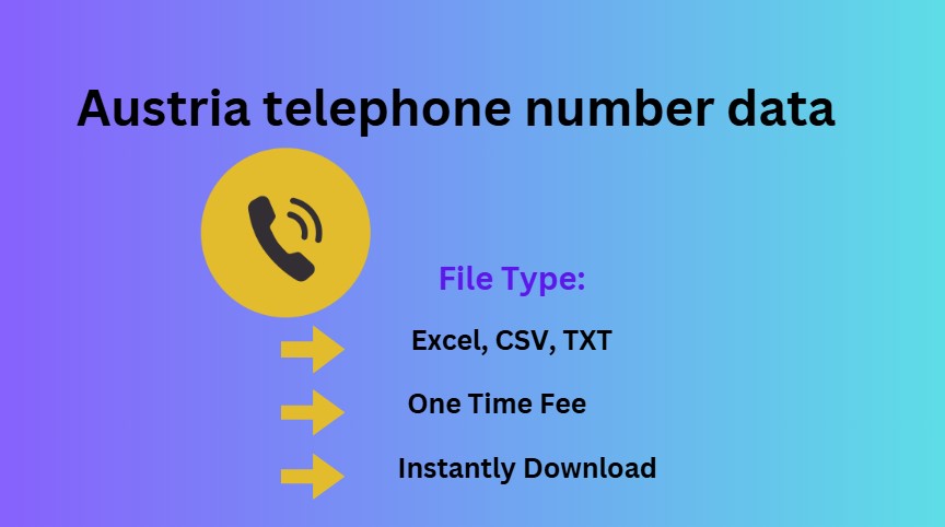 Austria telephone number data