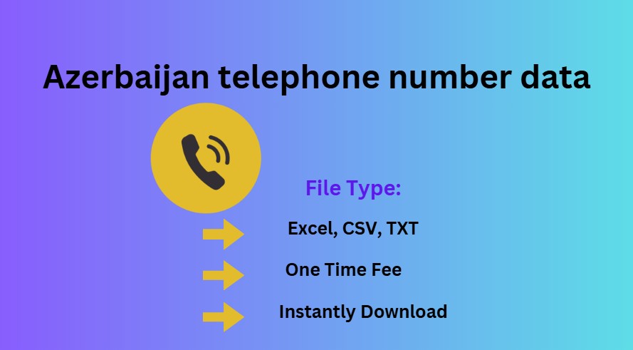 Azerbaijan telephone number data