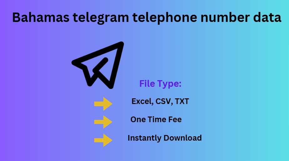 Bahamas telegram telephone number data