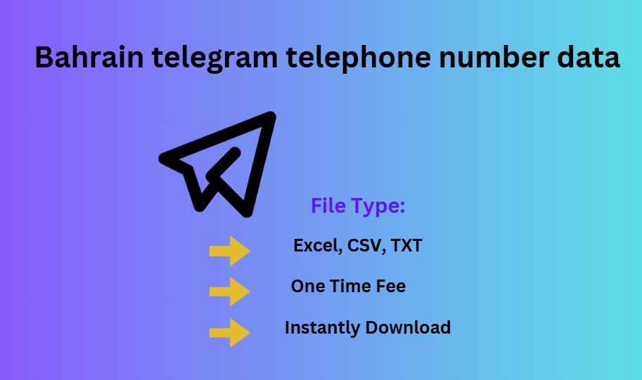 Bahrain telegram telephone number data