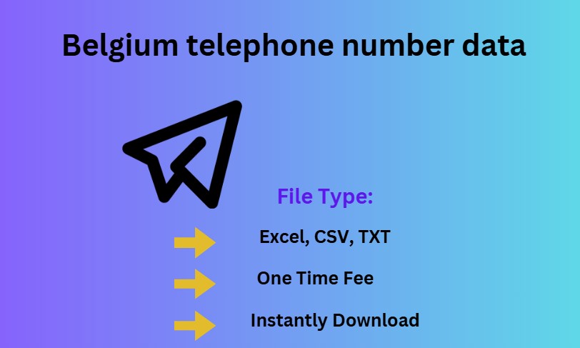 Belgium telephone number data