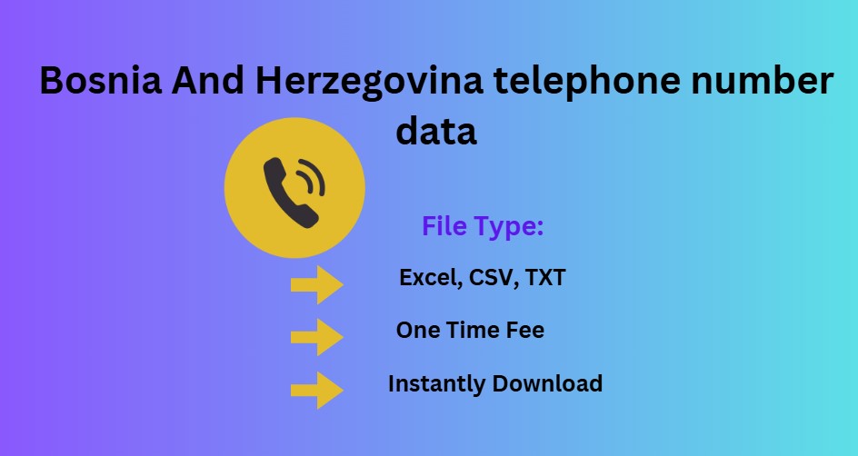 Bosnia And Herzegovina telephone number data