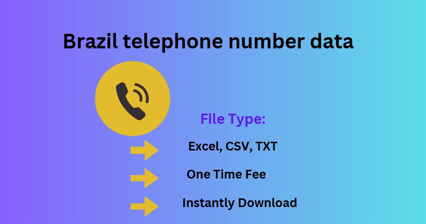 Brazil telephone number data