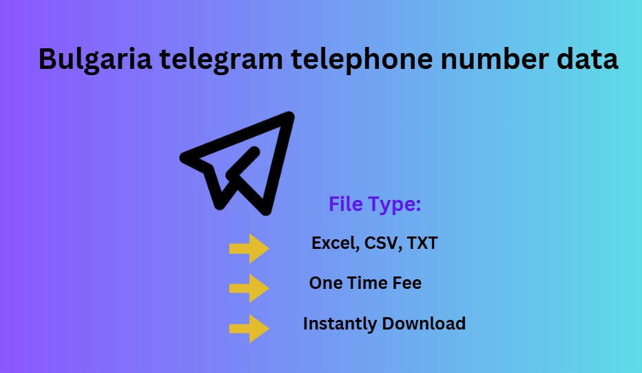 Bulgaria telegram telephone number data