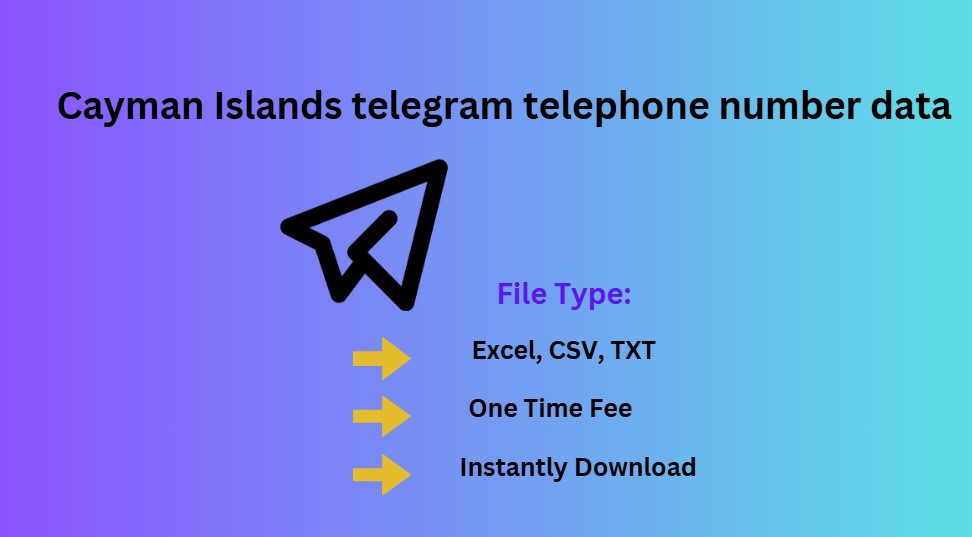 Cayman Islands telegram telephone number data