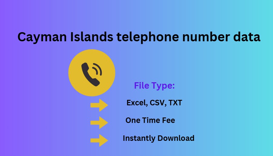 Cayman Islands telephone number data