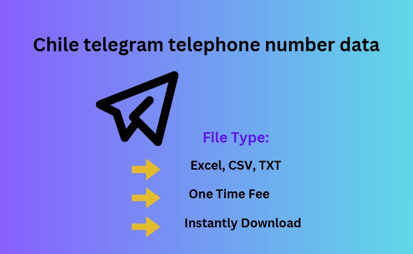 Chile telegram telephone number data