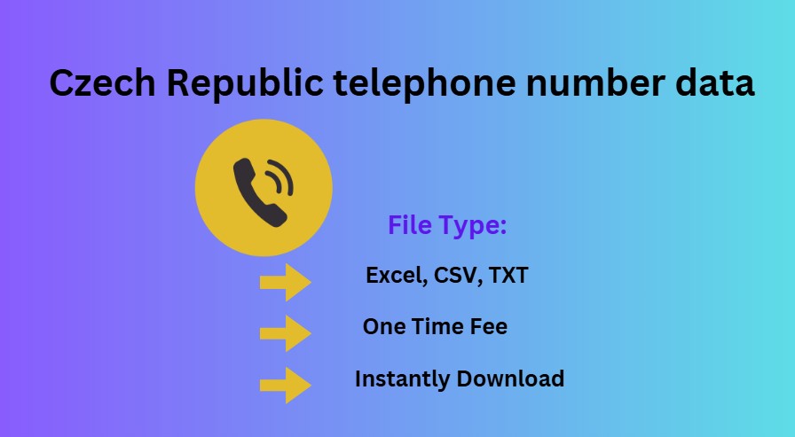 Czech Republic telephone number data