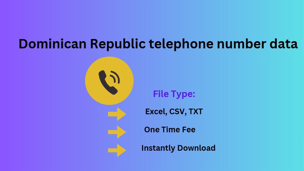 Dominican Republic telephone number data