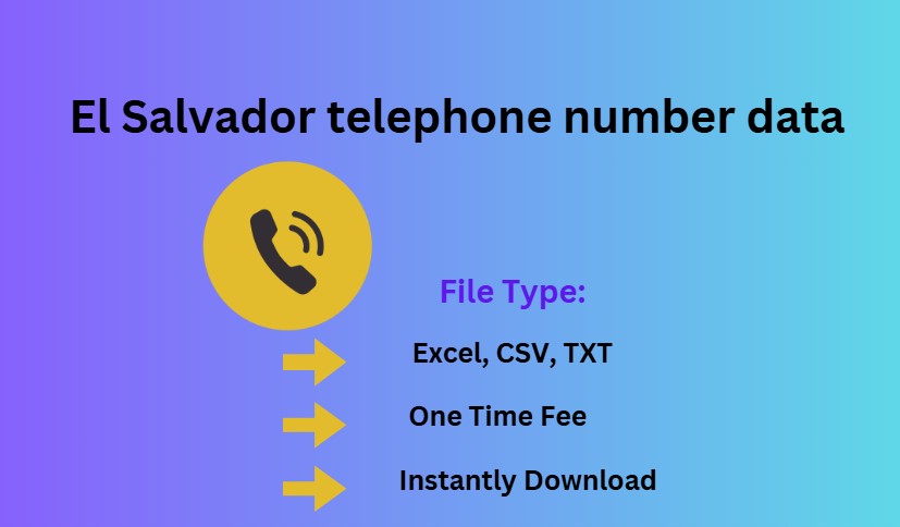 El Salvador telephone number data