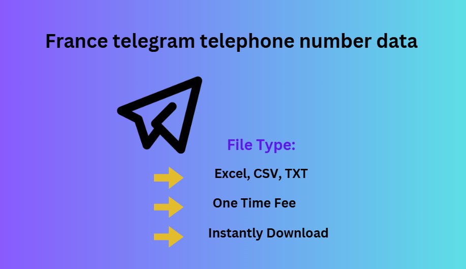 France telegram telephone number data