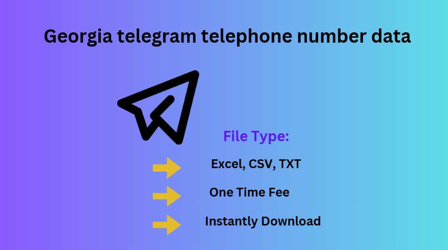 Georgia telegram telephone number data