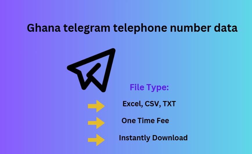 Ghana telegram telephone number data