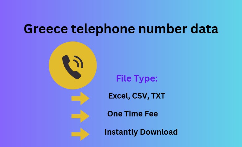 Greece telephone number data