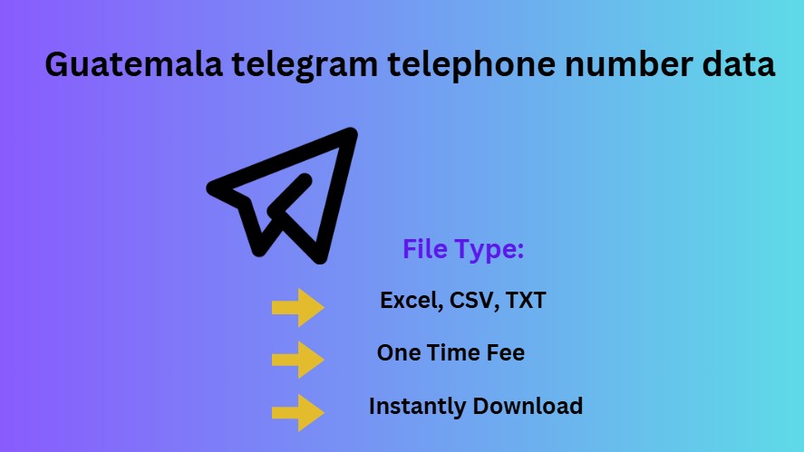 Guatemala telegram telephone number data