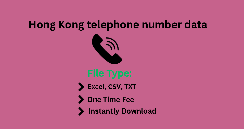 Hong Kong telephone number data