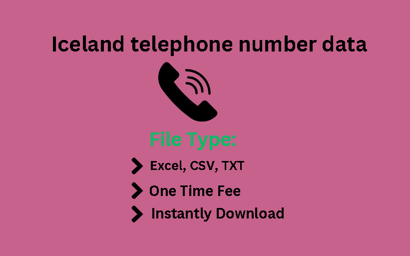 Iceland telephone number data