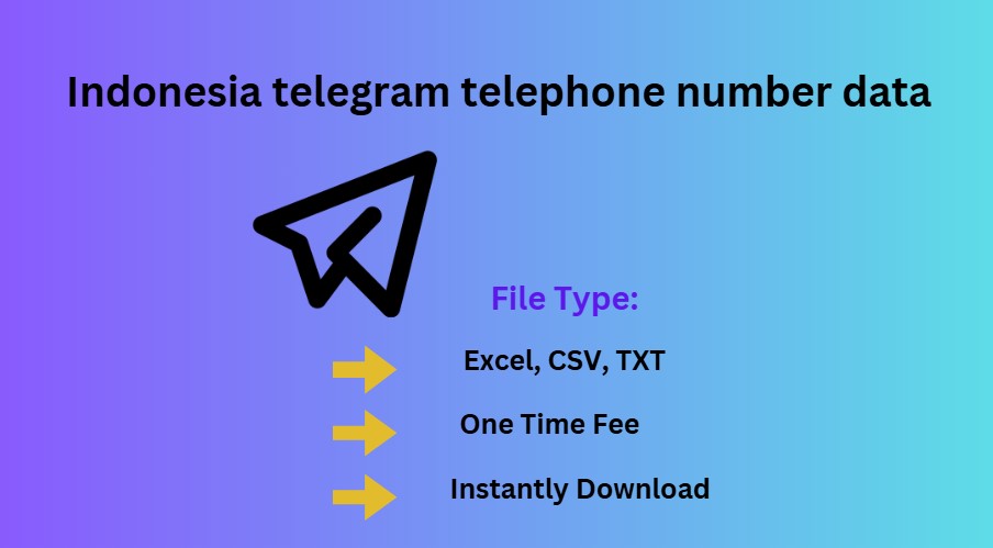 Indonesia telegram telephone number data 222