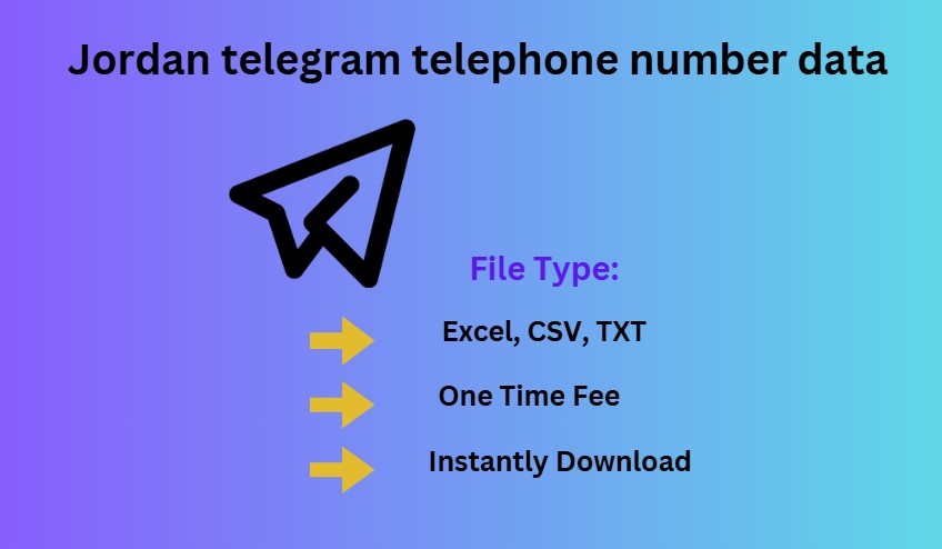 Jordan telegram telephone number data