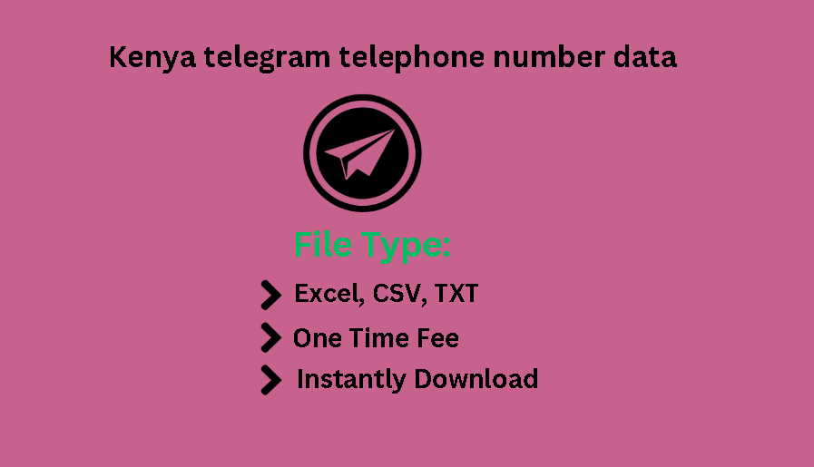 Kenya telegram telephone number data