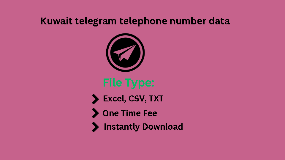 Kuwait telegram telephone number data