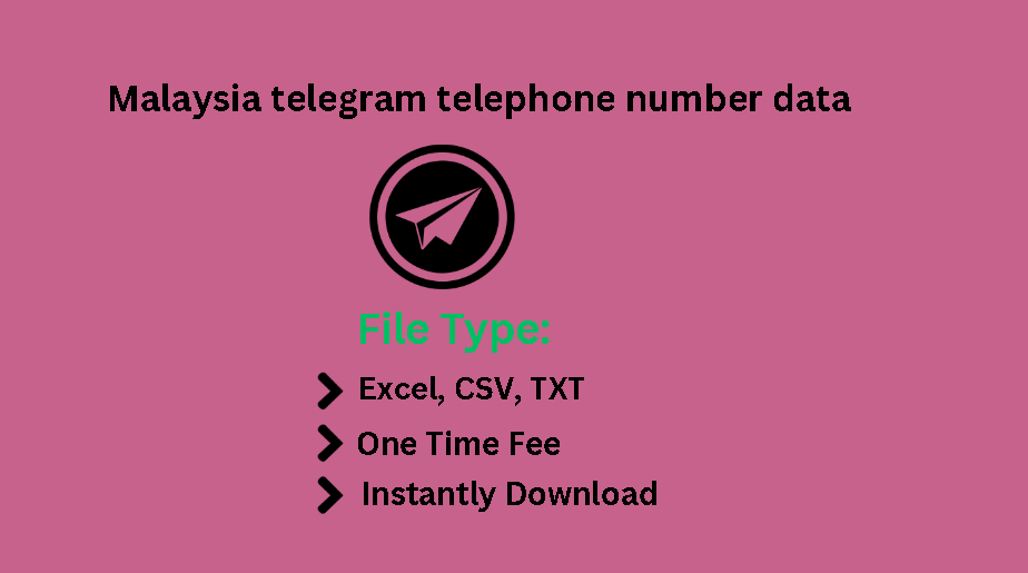 Malaysia telegram telephone number data