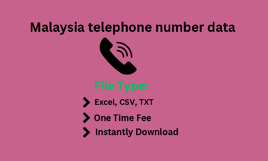 Malaysia telephone number data