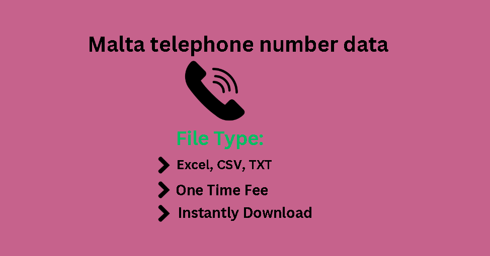 Malta telephone number data