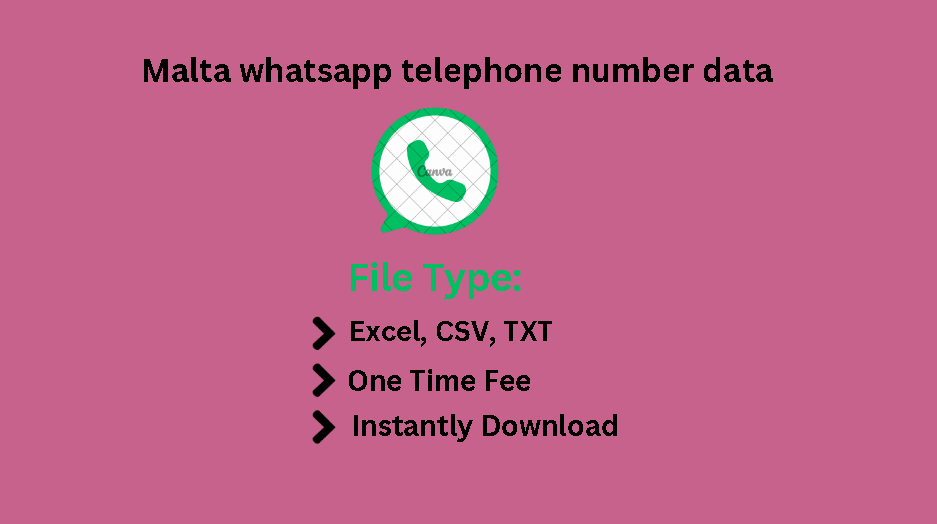 Malta whatsapp telephone number data