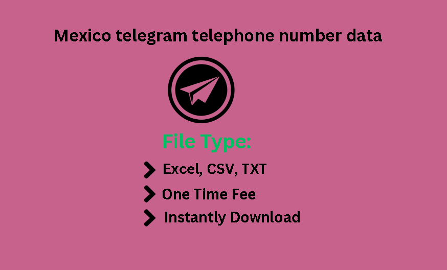 Mexico telegram telephone number data