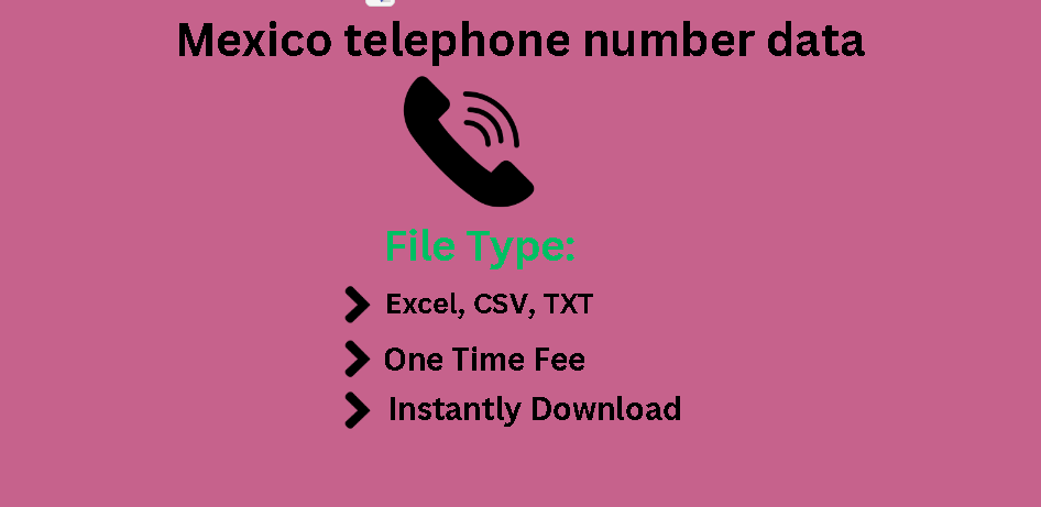 Mexico telephone number data