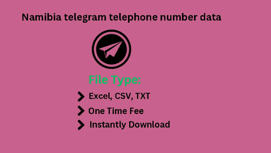 Namibia telegram telephone number data