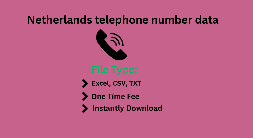 Netherlands telephone number data