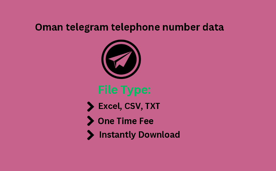 Oman telegram telephone number data