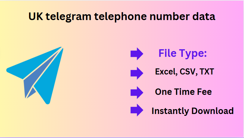 UK telegram telephone number data