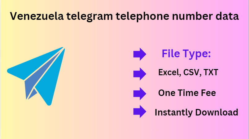 Venezuela telegram telephone number data